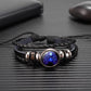 12 Zodiac Constellation Bracelet Luminous Braided Design Bracelet For Men Women Kids